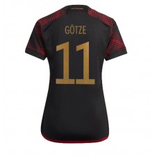 Tyskland Mario Gotze #11 Bortedrakt Kvinner VM 2022 Kortermet